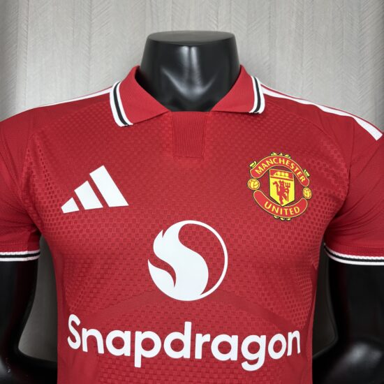 Camisa Manchester United I Bordado 26/27 Jogador Masculina - Imagem 4