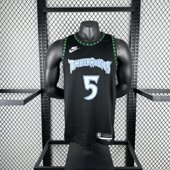 Camisa TimberWolves #5 Edwards NBA Masculina - Imagem 1