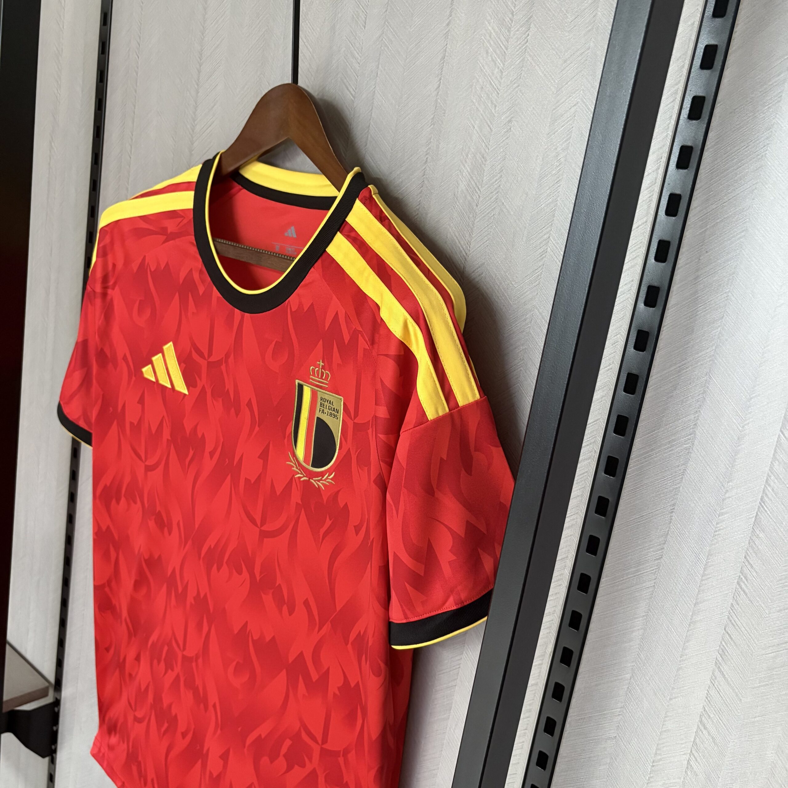 Camisa Bélgica I 2026 Torcedor Masculina - Imagem 6