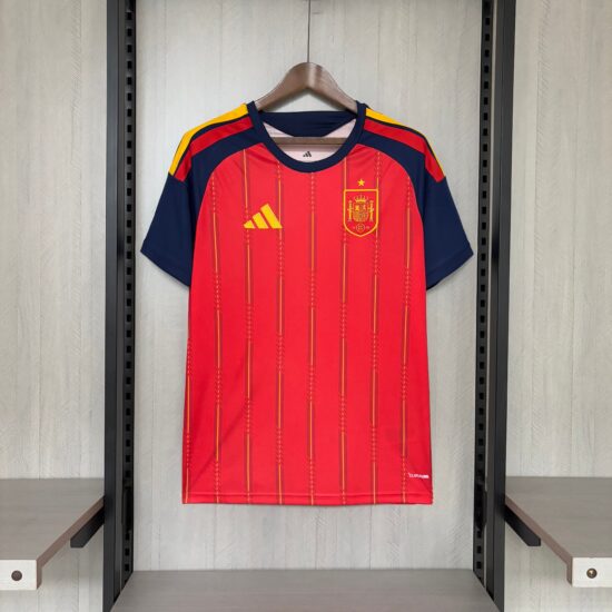 Camisa Espanha I 26/27 Torcedor Masculina - Imagem 1