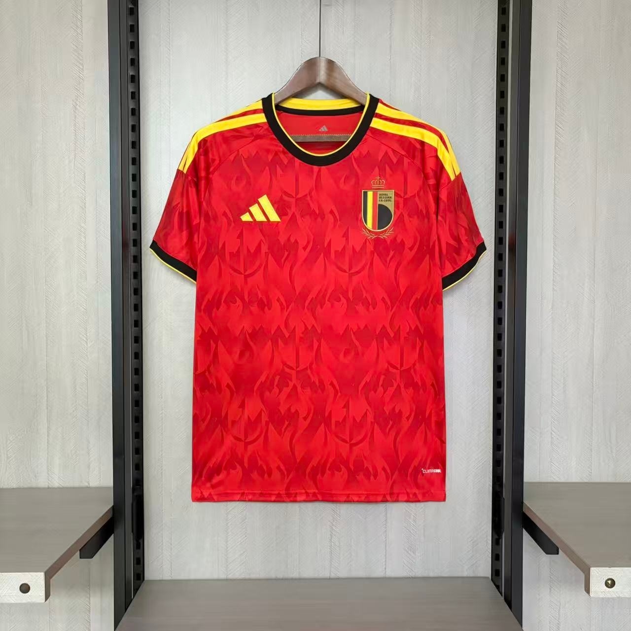 Camisa Bélgica I 2026 Torcedor Masculina - Imagem 1