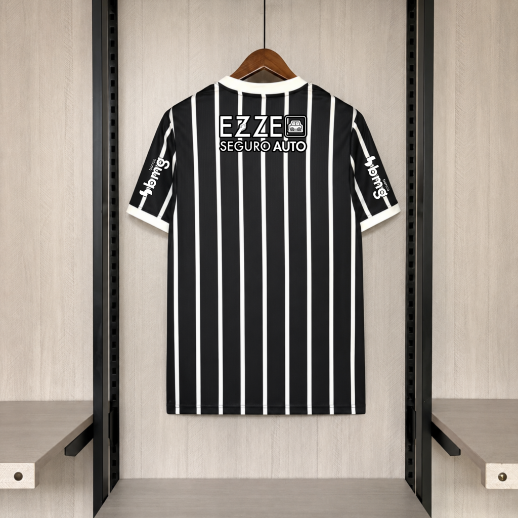 Camisa Corinthians II Com Patrocínio 26/27 Torcedor Masculina