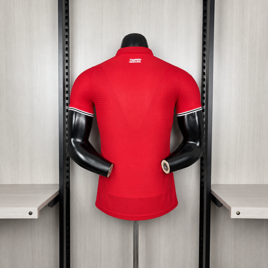 Camisa Manchester United I Bordado 26/27 Jogador Masculina