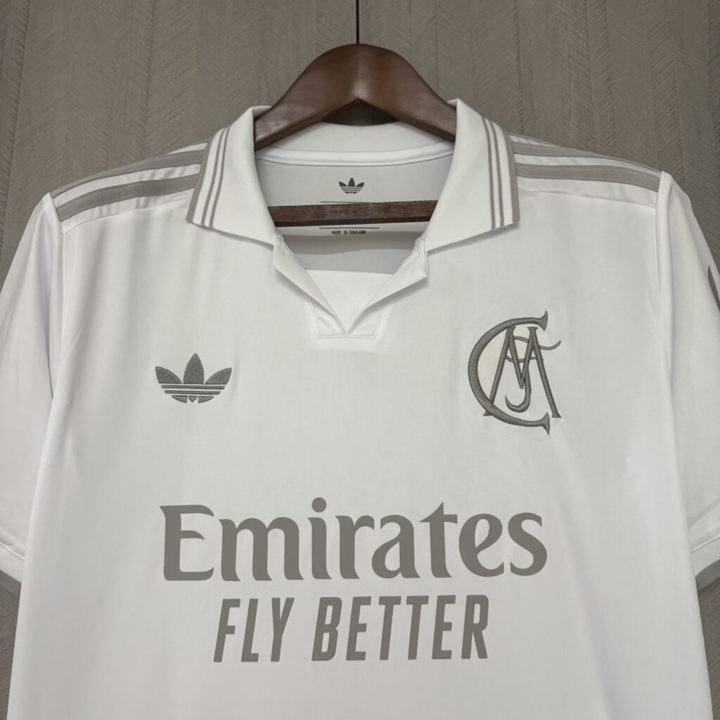 Camisa Real Madrid Cinza 26/27 Torcedor Masculina
