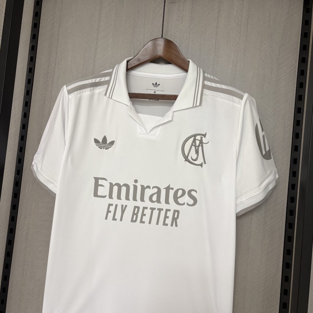 Camisa Real Madrid Cinza 26/27 Torcedor Masculina