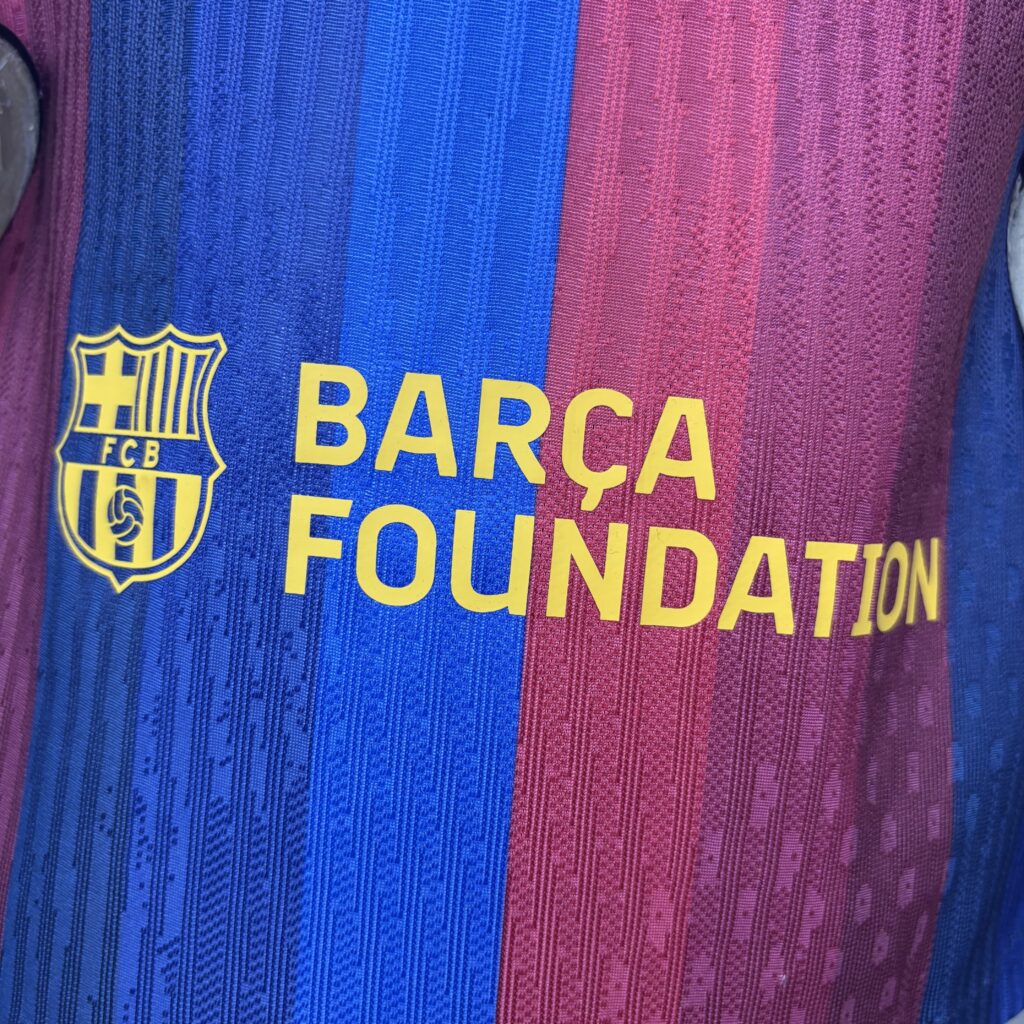 Camisa Barcelona I Bordada 26/27 Jogador Masculina