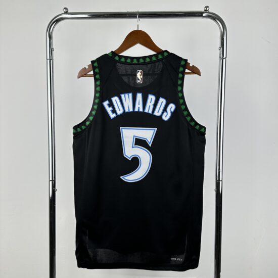 Camisa TimberWolves #5 Edwards NBA Masculina - Imagem 3