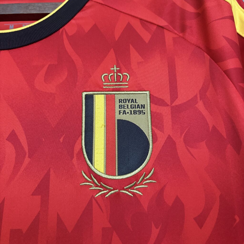 Camisa Bélgica I 2026 Torcedor Masculina